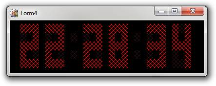 Seven-segment digital clock